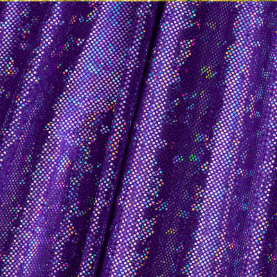 Aztec patterned hololycra - VIOLA.